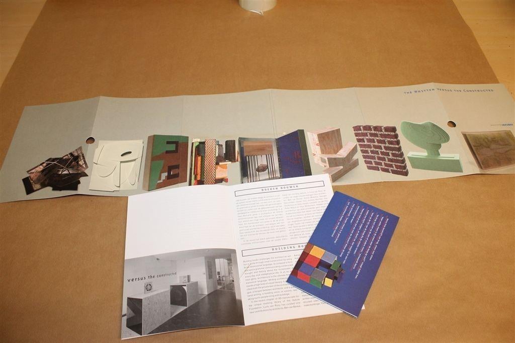 Written Versus the Constructed — Cahier 3 Architectuurboek, Ophalen of Verzenden, Zo goed als nieuw, Architecten