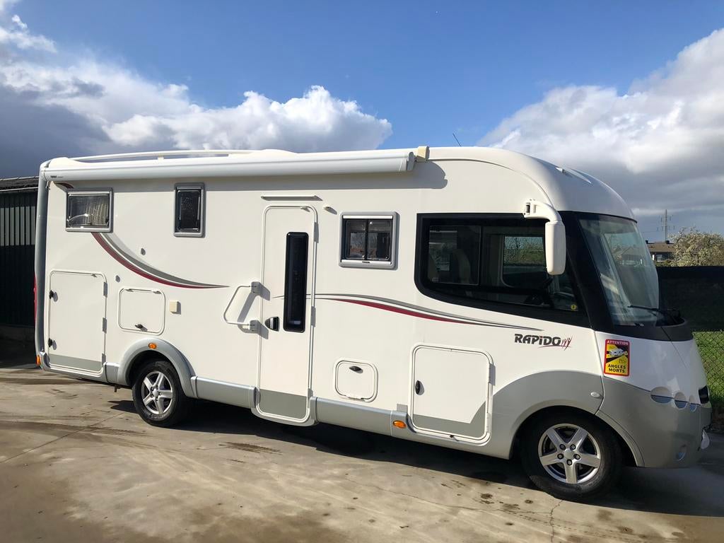 AUTOMAAT 160pk Nieuwstaat Rapido 966 DF Enkele bedden Hefbed, Caravans en Kamperen, Particulier, Integraal, Rapido