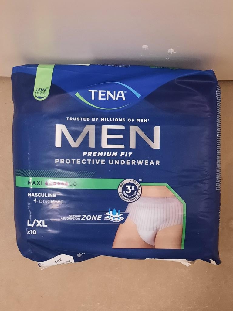 Tena men broekjes, Ophalen, Nieuw