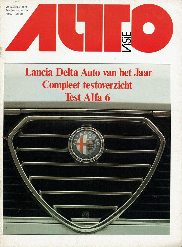 Autovisie 1979 nr. 26 (o.a. Alfa Romeo Alfa 6 2,5 aut.), Verzenden, Gelezen, Algemeen