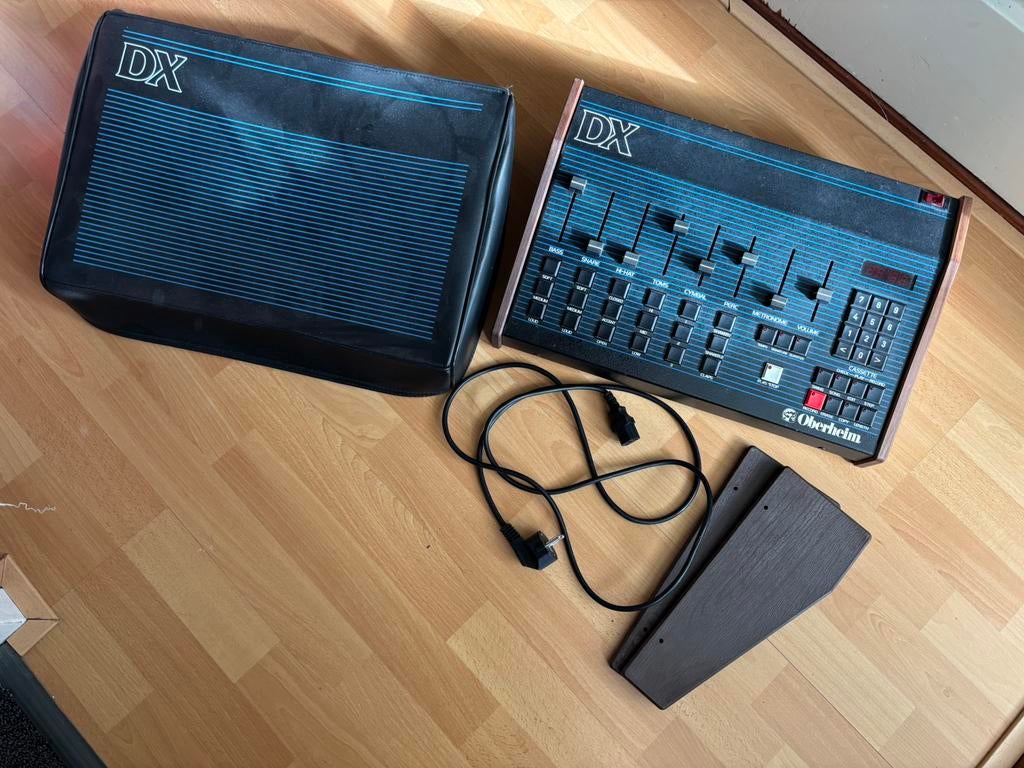 Oberheim DX drumcomputer met midi kit en cover, Ophalen of Verzenden, Zo goed als nieuw