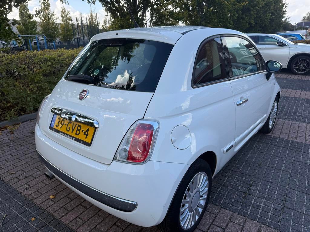 Fiat 500 1.2 C 2008 Wit, Auto's, Voorwielaandrijving, 1242 cc, 4 cilinders, 840 kg