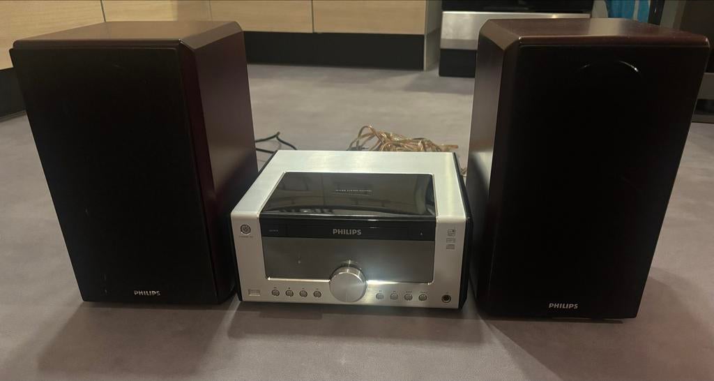 Philips MCM906 Microset met buizenversterker en CD-speler, Ophalen, Philips, Gebruikt, Microset