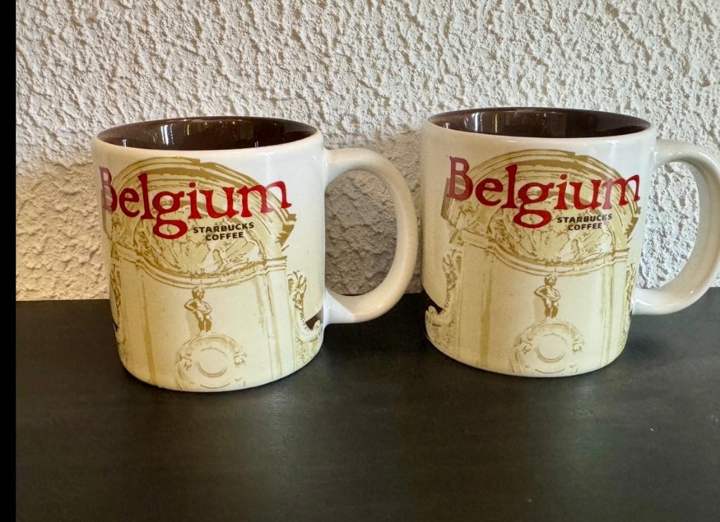 Espresso kopjes Starbucks Belgie, Ophalen of Verzenden, Zo goed als nieuw, Overige stijlen, Kop(pen) en/of Schotel(s)