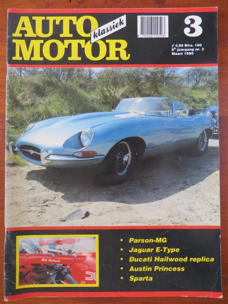 Auto Motor Klassiek 3 1990 E-Type, Austin Princess, Sparta, Boeken, Ophalen of Verzenden, Nieuw, Overige merken