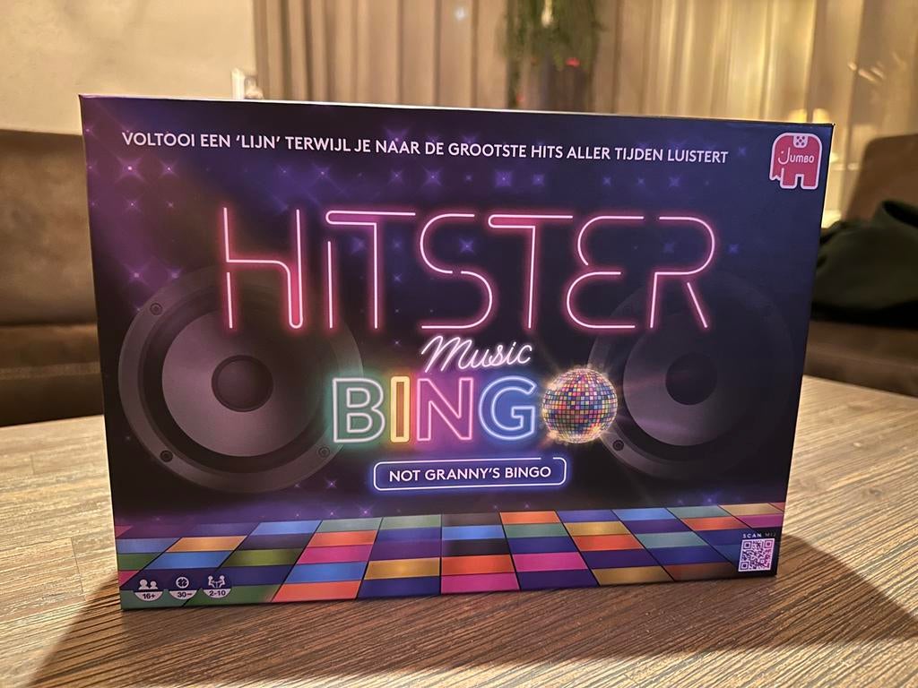 Hitster Music Bingo zgan, Drie of vier spelers, Ophalen of Verzenden, Zo goed als nieuw