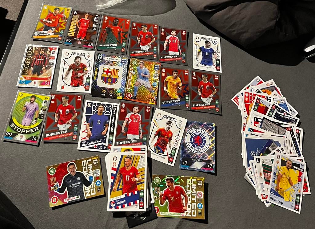 Diverse sportkaarten Match Attax, Ophalen of Verzenden, Zo goed als nieuw, Buitenlandse clubs