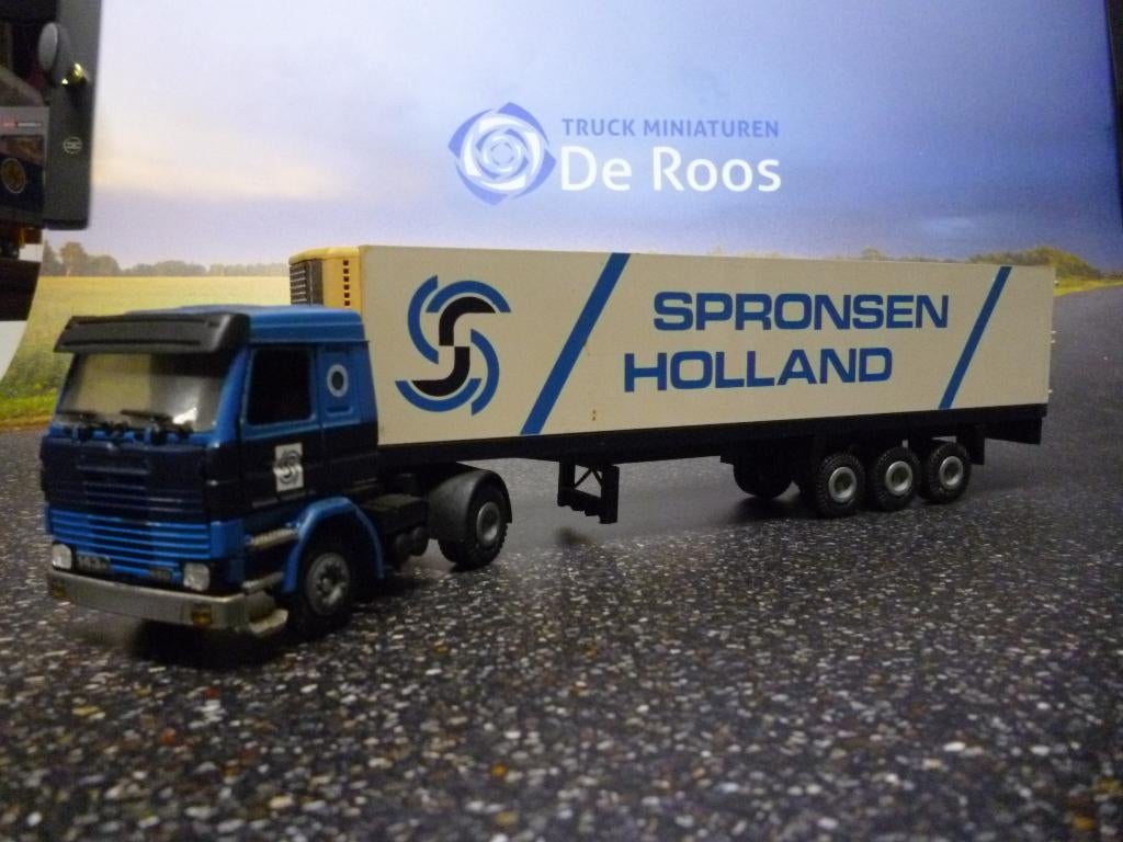 Tekno Scania 143 Spronsen, Hobby en Vrije tijd, Ophalen of Verzenden, Zo goed als nieuw, Bus of Vrachtwagen, Tekno