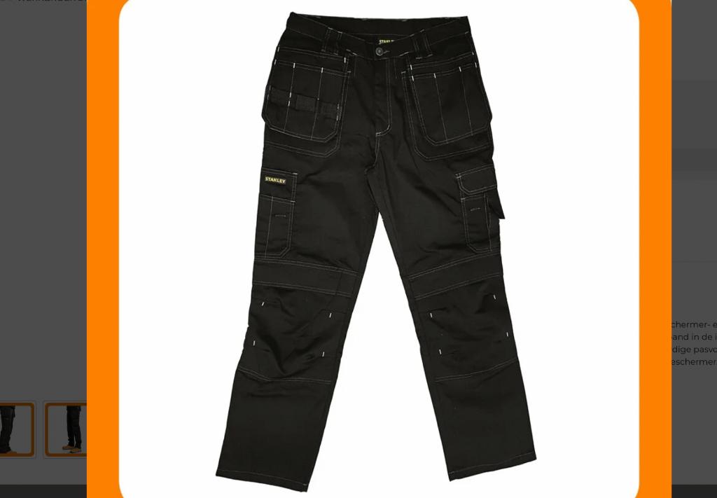 nieuwe Stanley werkbroek maat 52/54+ Stanley Jack maat 56, Tuin en Terras, Werkkleding, Ophalen of Verzenden, Nieuw, Heren, Broek