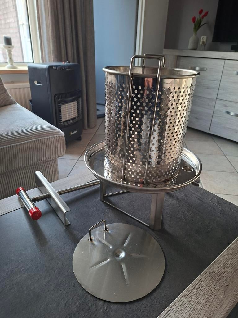 Honingpers / Wijnpers - RVS, Ophalen, Zo goed als nieuw