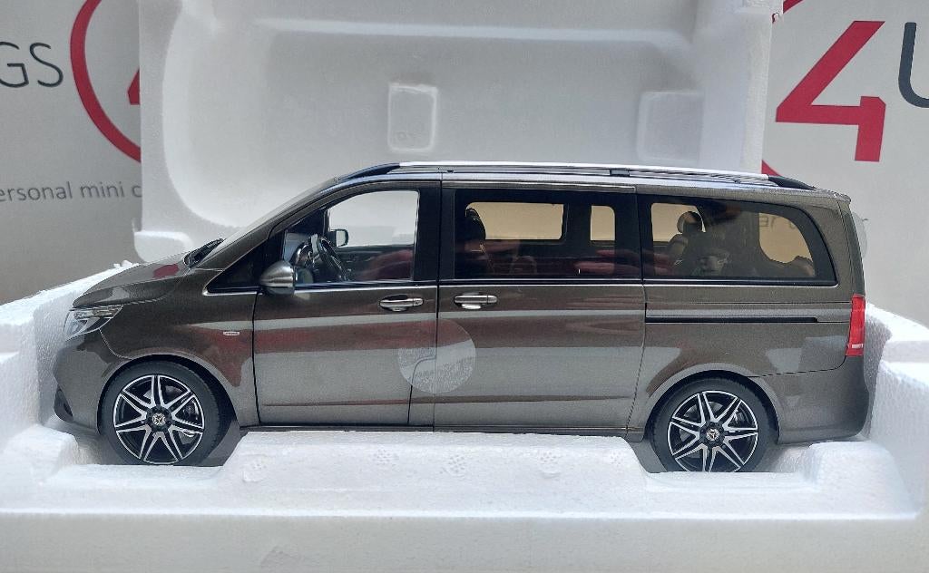 Norev 1:18 Mercedes-Benz V Klasse AMG line 2018 indium grey, Ophalen of Verzenden, Nieuw, Auto, Norev