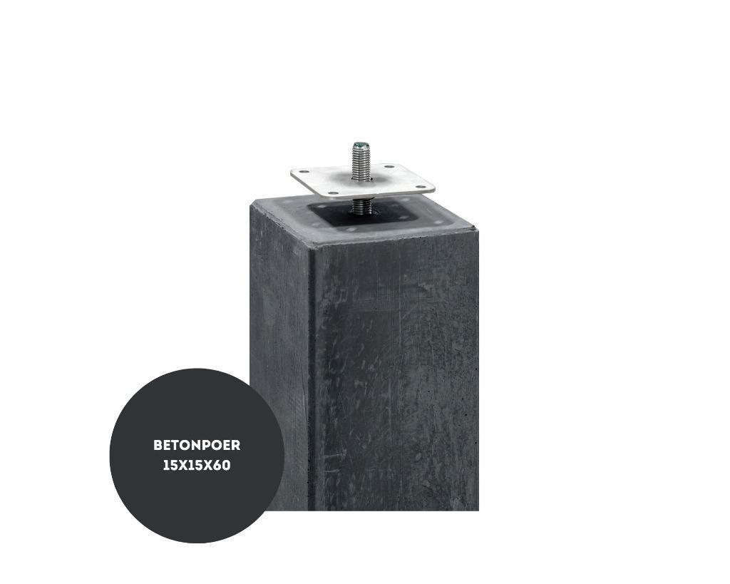 Betonpoer met luxe steun!, Ophalen, Overige typen, Nieuw, 10 m² of meer