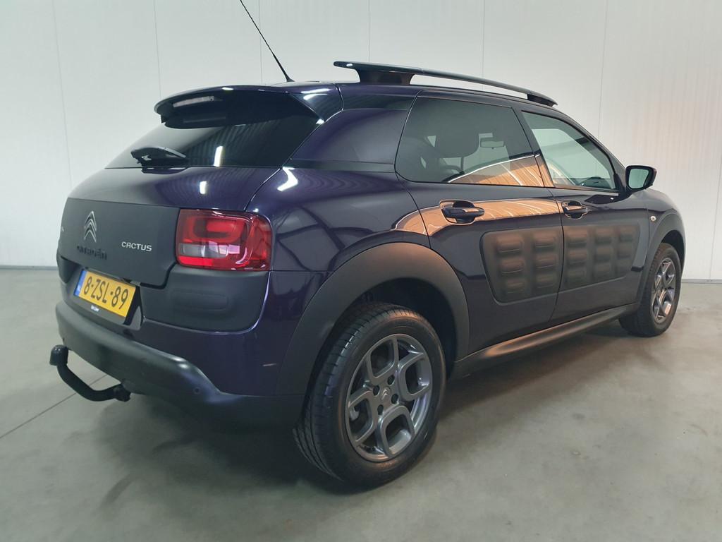 Citroën C4 Cactus 1.2 PureTech Shine NAVI/TRHAAK/CRUISE/STO, Euro 6, 995 kg, Leder en Stof, Origineel Nederlands