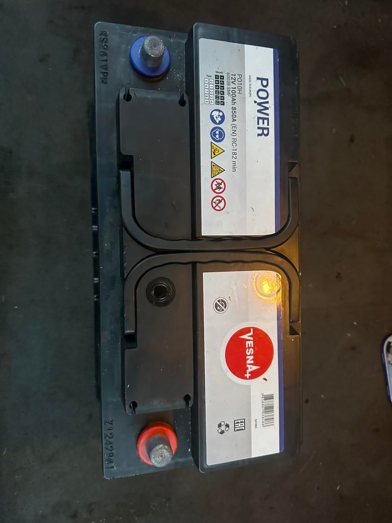 Vesna accu 100ah 12v 850a, Ophalen of Verzenden