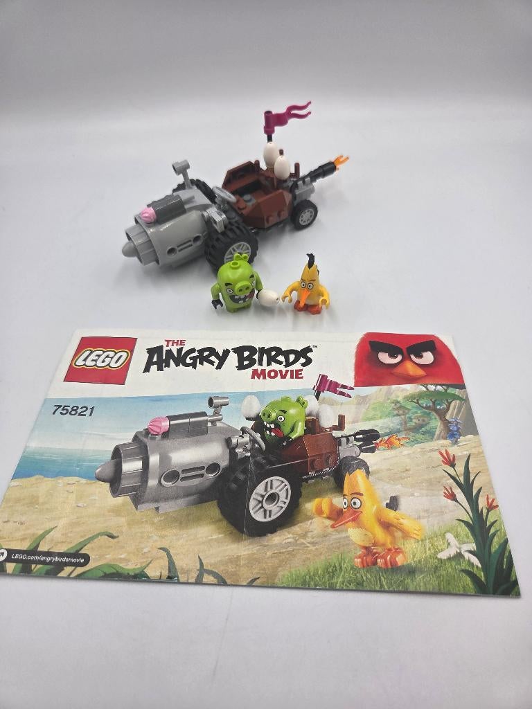 Lego Angry Birds 75821 Piggy Car Escape, Ophalen of Verzenden, Zo goed als nieuw, Complete set, Lego