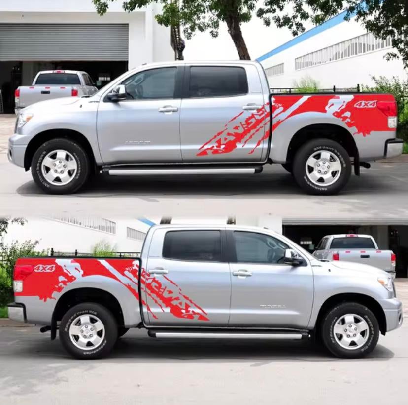4 x 4 Ford Ranger sticker links rechts, Ophalen of Verzenden