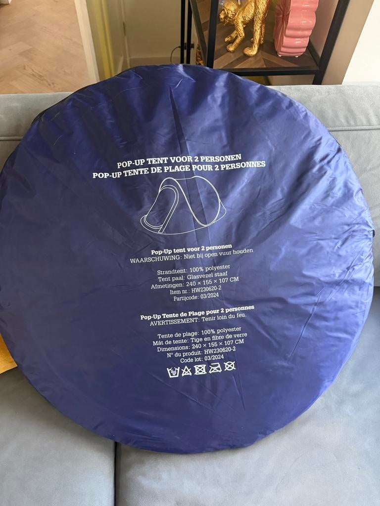 Pop-up tent voor 2 personen - Nieuw, Ophalen of Verzenden, Nieuw, Tot en met 2