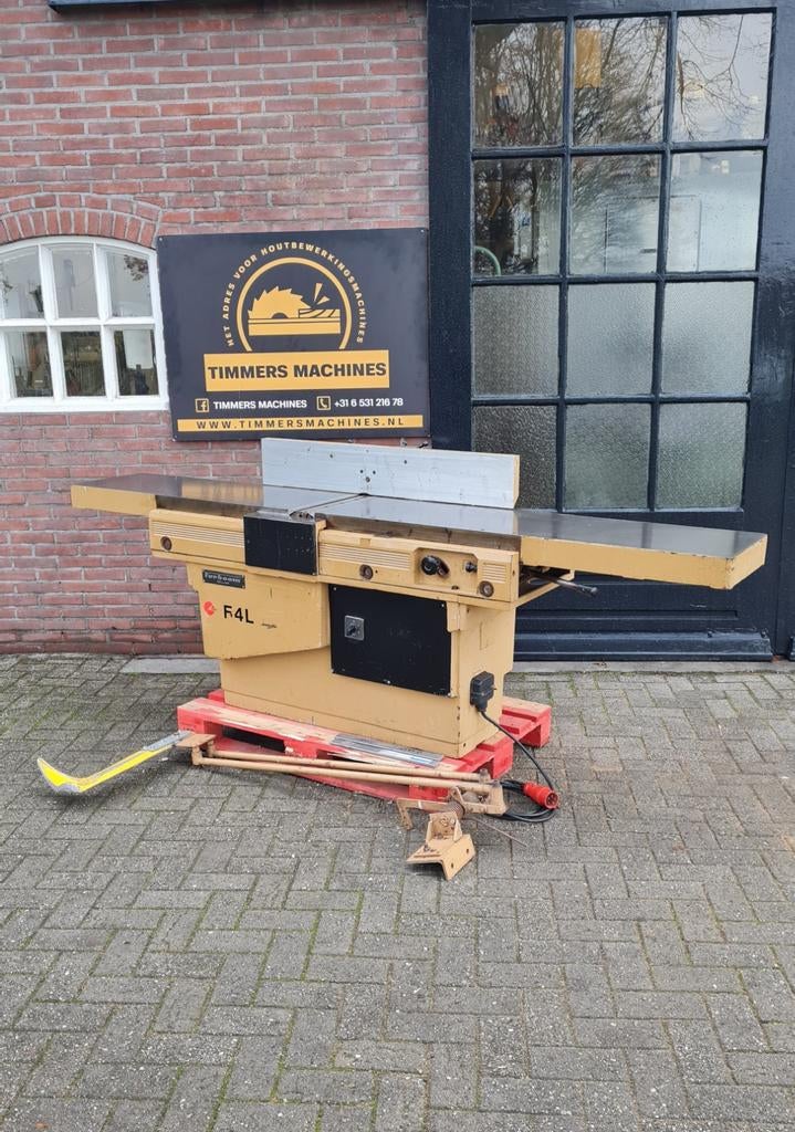 SCM F4L vlakbank 400mm nieuwe motor schakelaar en messen, Ophalen of Verzenden, Zo goed als nieuw