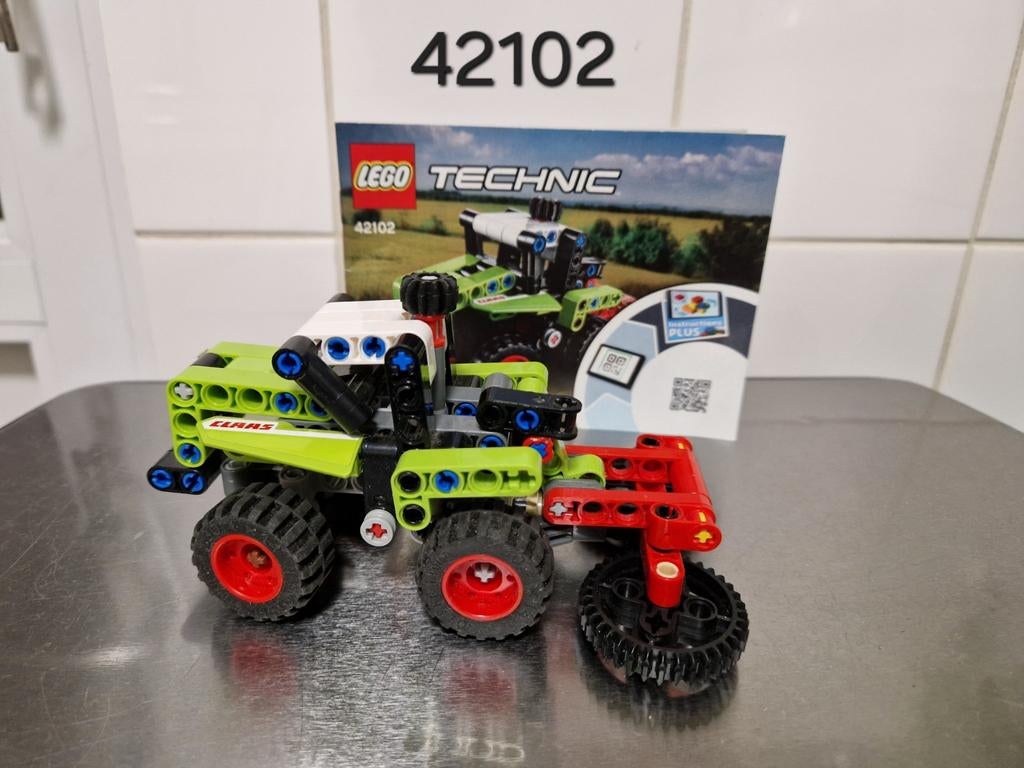 Lego technic  42102 tractor claas, Ophalen of Verzenden, Zo goed als nieuw, Complete set, Lego