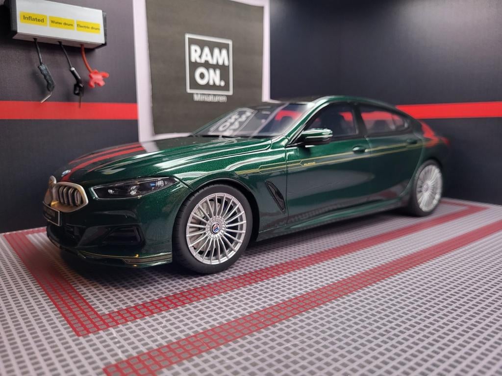 1/18 BMW Alpina B8 Gran Coupe, Ophalen of Verzenden, Zo goed als nieuw, Auto, Overige merken