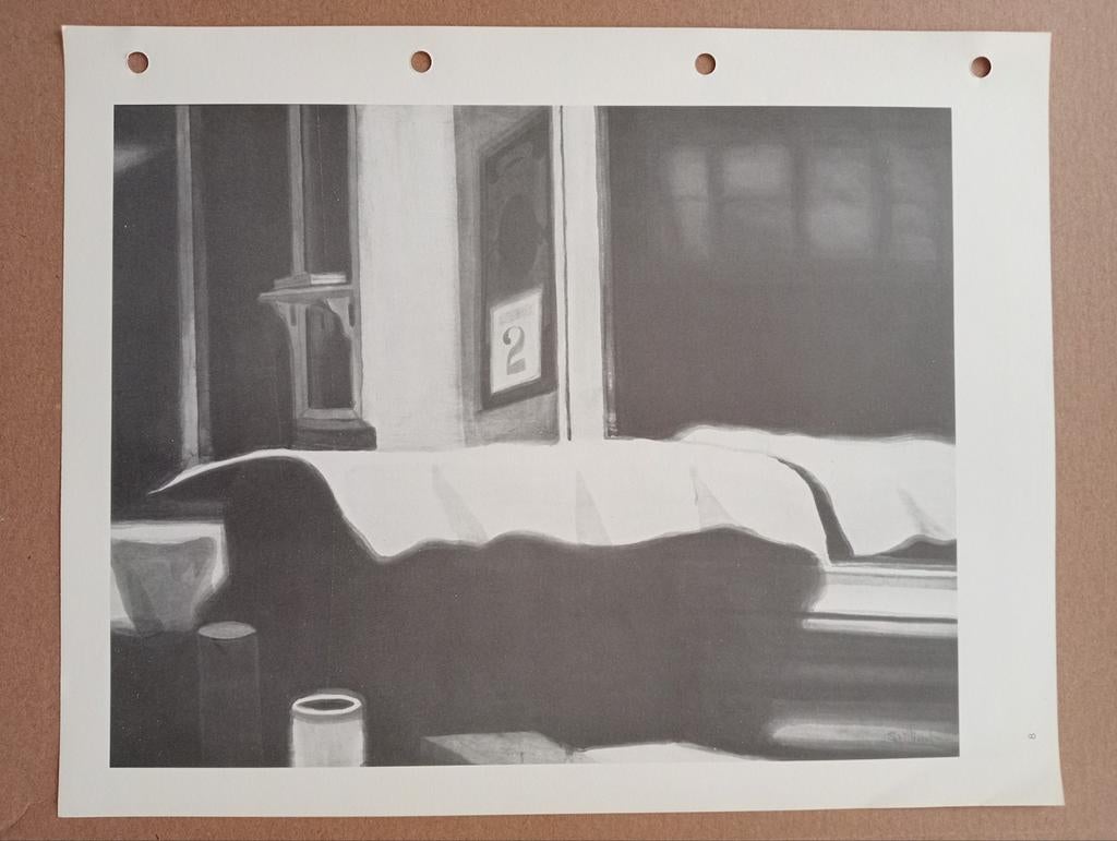 Léon Spilliaert offset prent druk jaren 60-70, Ophalen of Verzenden