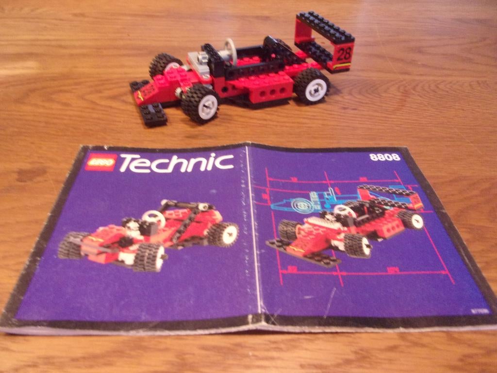 Lego Technic 8808-1 Formula One Racer uit 1994 (3), Gebruikt, Lego, Compleet, Ophalen of Verzenden