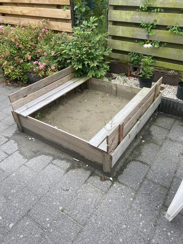 Gratis zandbak + zand, Kinderen en Baby's, Ophalen, Gebruikt