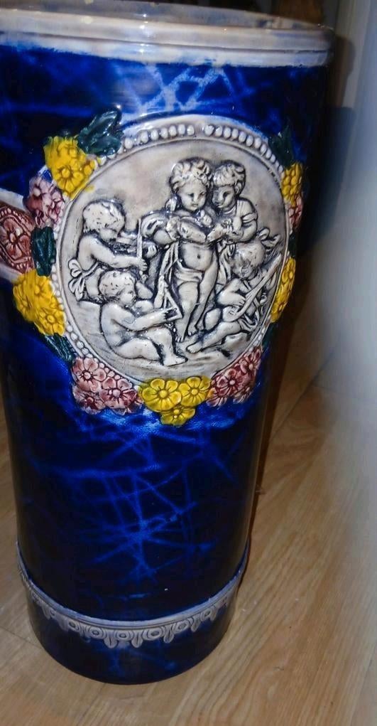 Spaanse vintage vaas/paraplubak, Ophalen