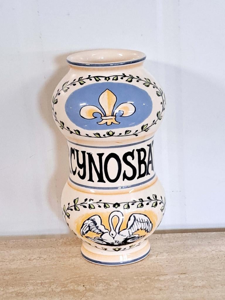 FLORA Gouda keramiek Apothekerspot Unicum. handgeschilderd, Antiek en Kunst, Ophalen of Verzenden