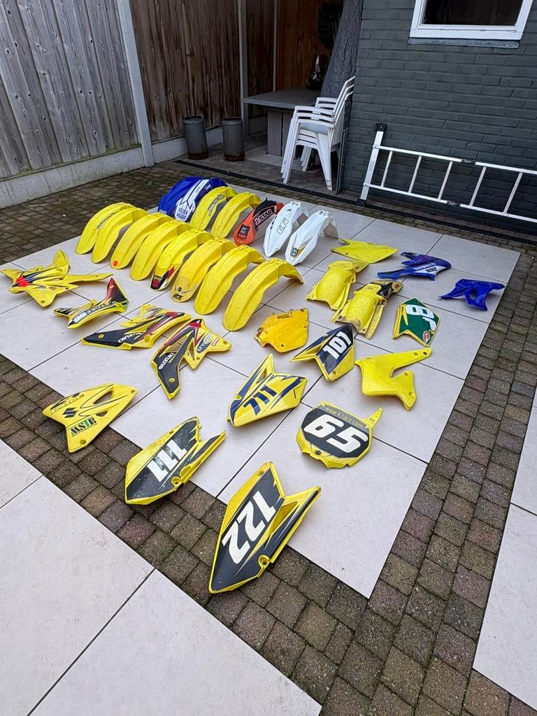 Crossmotor kappen en spatborden, Ophalen, Gebruikt, Kap