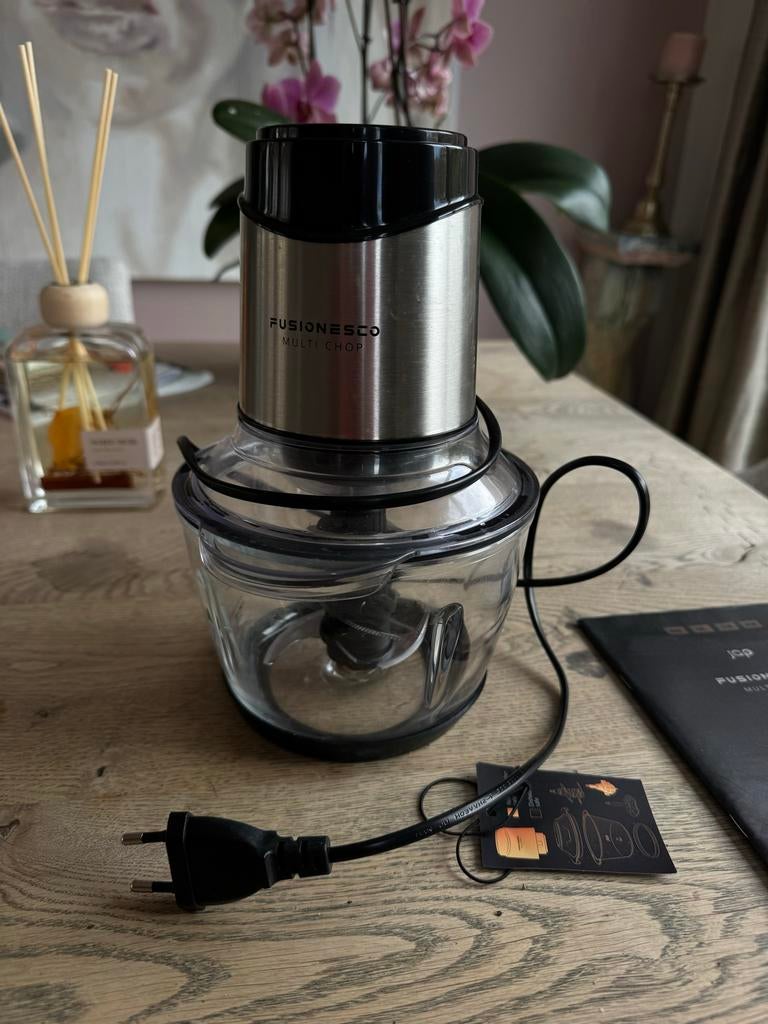 JAP Multi Chop Hakmolen - Krachtig en Veelzijdig, Ophalen of Verzenden, Zo goed als nieuw, Vaatwasserbestendig, Minder dan 1 liter