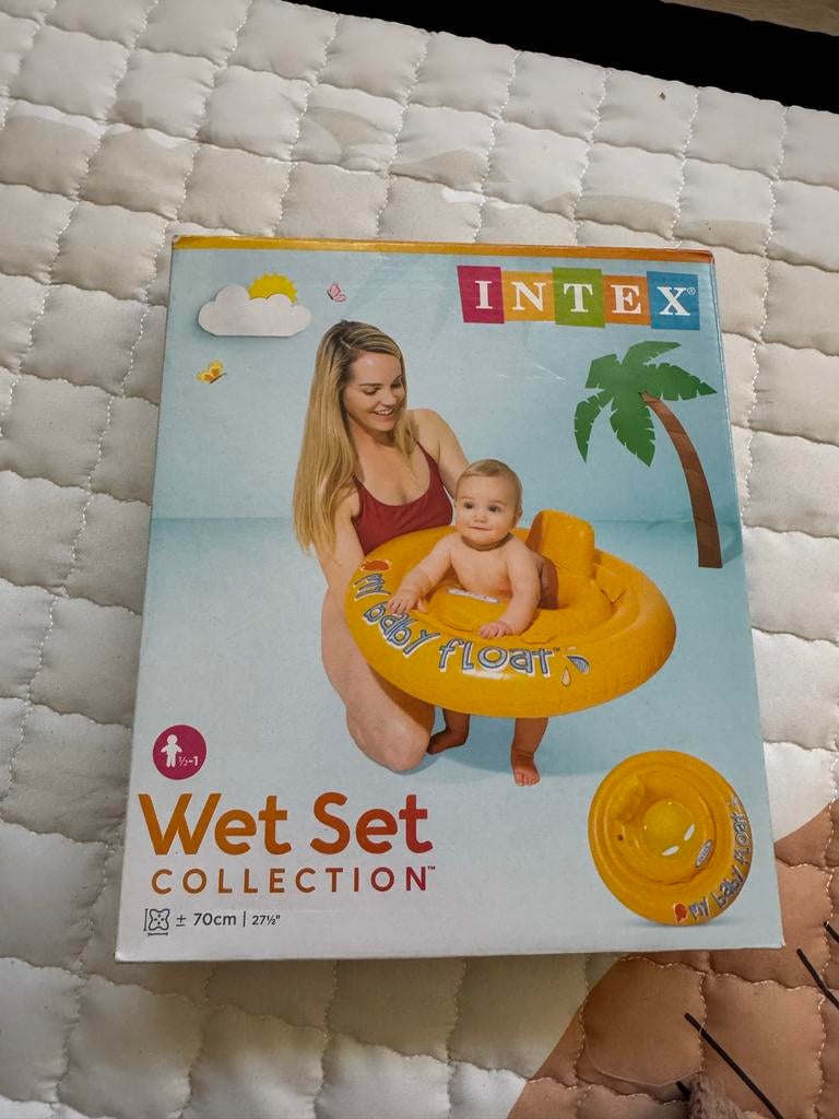 Intex Baby Float zwemband - Geel, Ophalen of Verzenden, Zo goed als nieuw