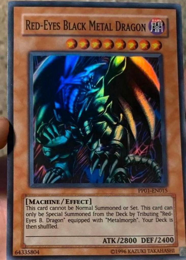 Yu-Gi-Oh! Red Eyes Black Metal Dragon PP01 Promo !, Hobby en Vrije tijd, Verzamelkaartspellen | Yu-gi-Oh!, Ophalen of Verzenden