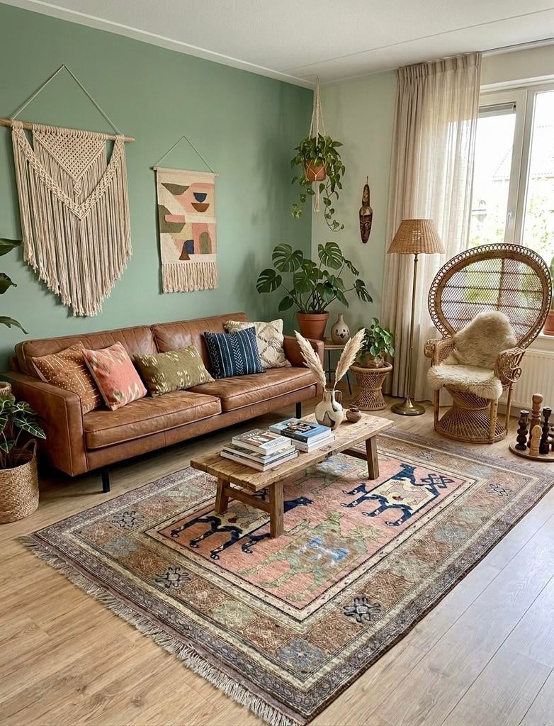 Zeldzaam antiek Perzisch tapijt, Huis en Inrichting, Verzenden, Zo goed als nieuw, Rechthoekig, 200 cm of meer