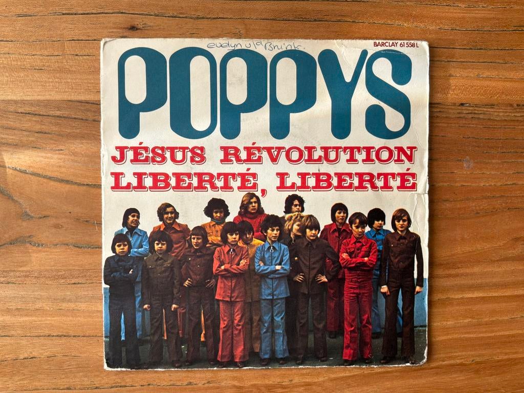 Poppys - Jésus Révolution / Liberté, Liberté vinyl single, Gebruikt, 7 inch, Single, Ophalen of Verzenden