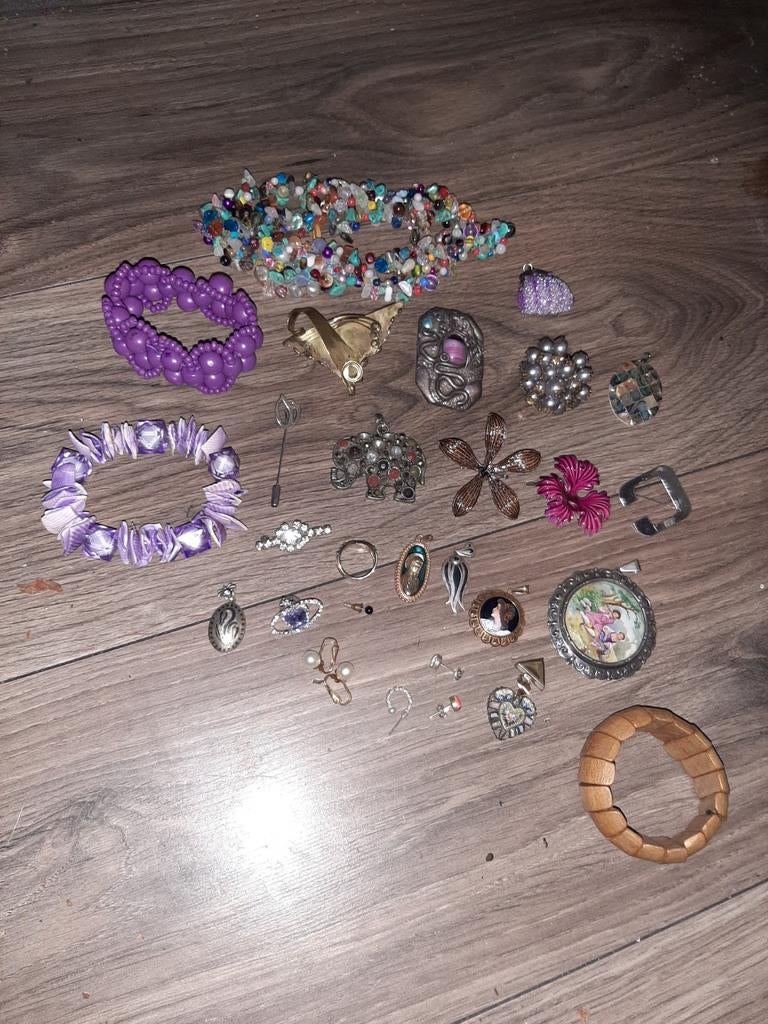 Diverse sieraden, Overige materialen, Gebruikt, Overige kleuren, Ophalen of Verzenden