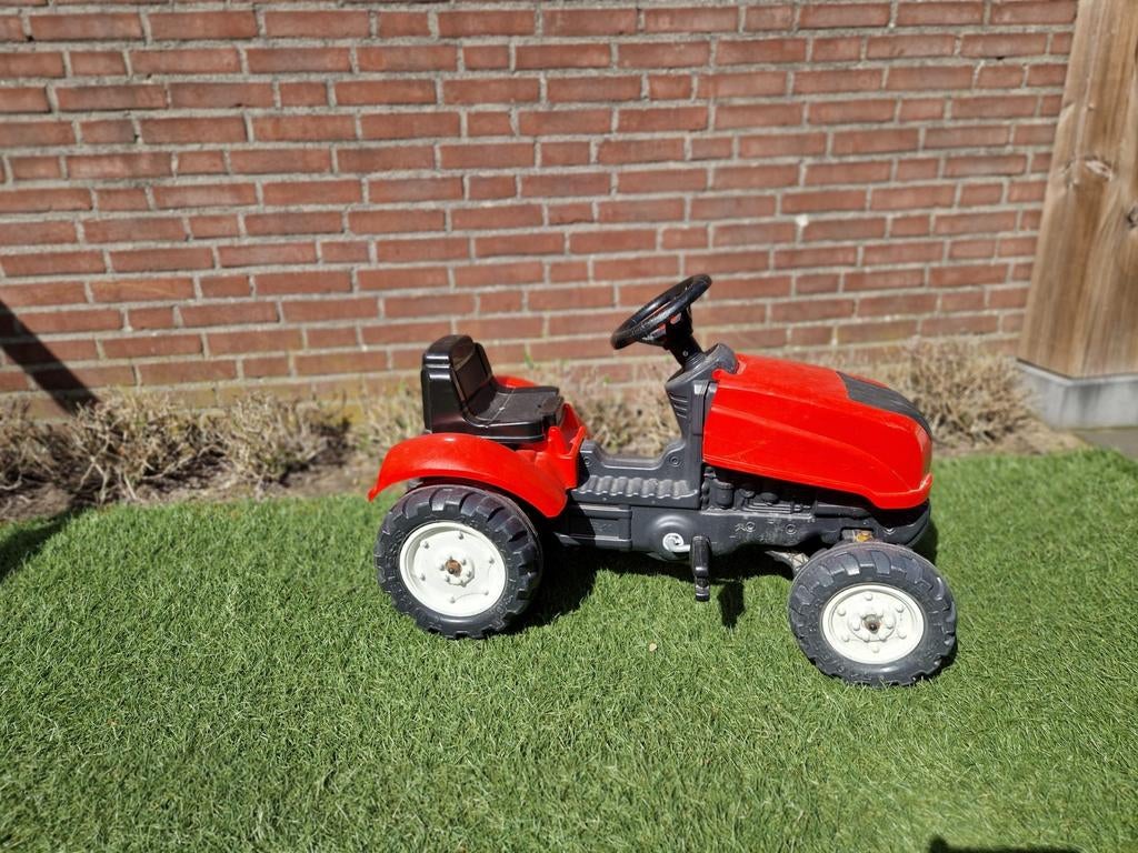 Rode tractor trapauto, Ophalen