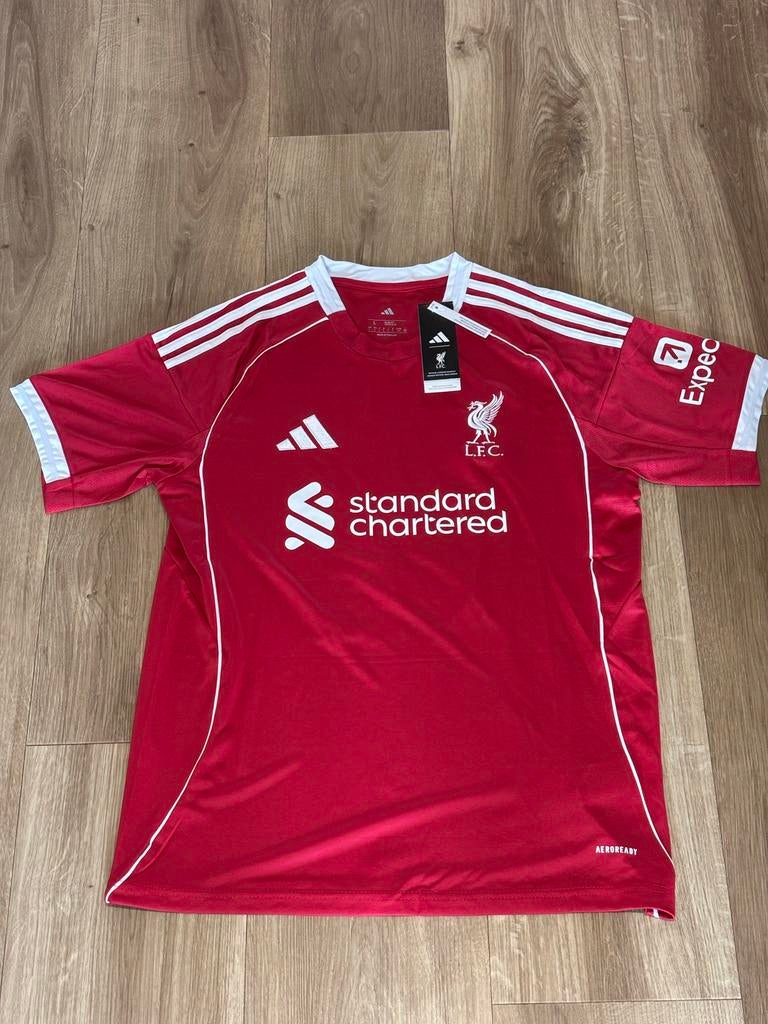 Liverpool Thuisshirt 25/26 - Van Dijk #4 - Maat M - Nieuw, Maat L, Ophalen of Verzenden, Nieuw, Shirt