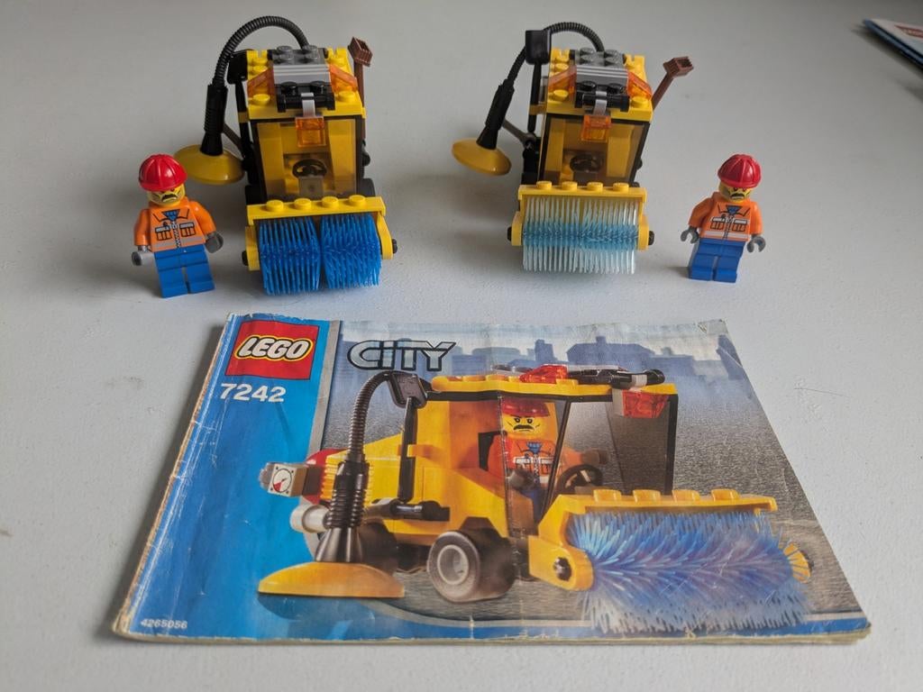 Lego City 7242 Straatveger 2x, Kinderen en Baby's, Speelgoed | Duplo en Lego, Lego, Ophalen of Verzenden, Compleet, Complete set