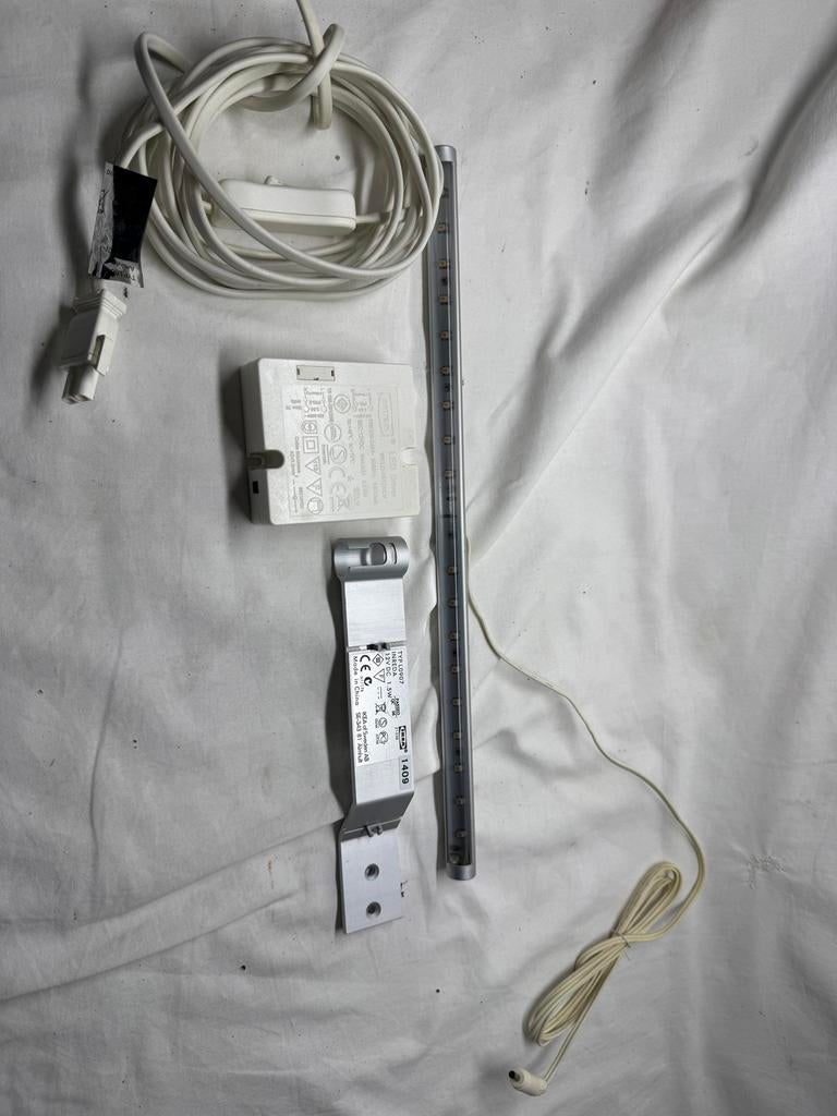 IKEA INREDA LED kastverlichting met adapter, Ophalen, Gebruikt