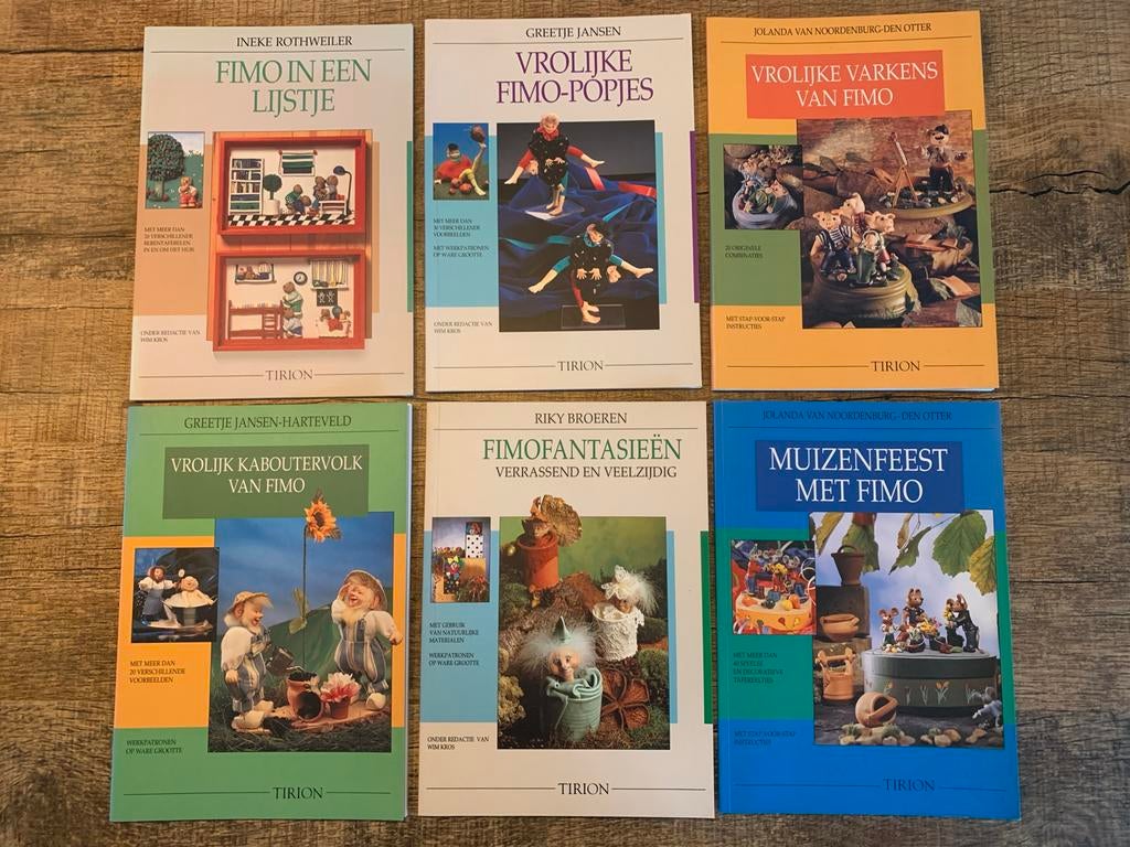 Tirion Fimo Boeken - Knutselen met Fimo Klei, Ophalen of Verzenden, Zo goed als nieuw, Kleien en Boetseren, Geschikt voor kinderen