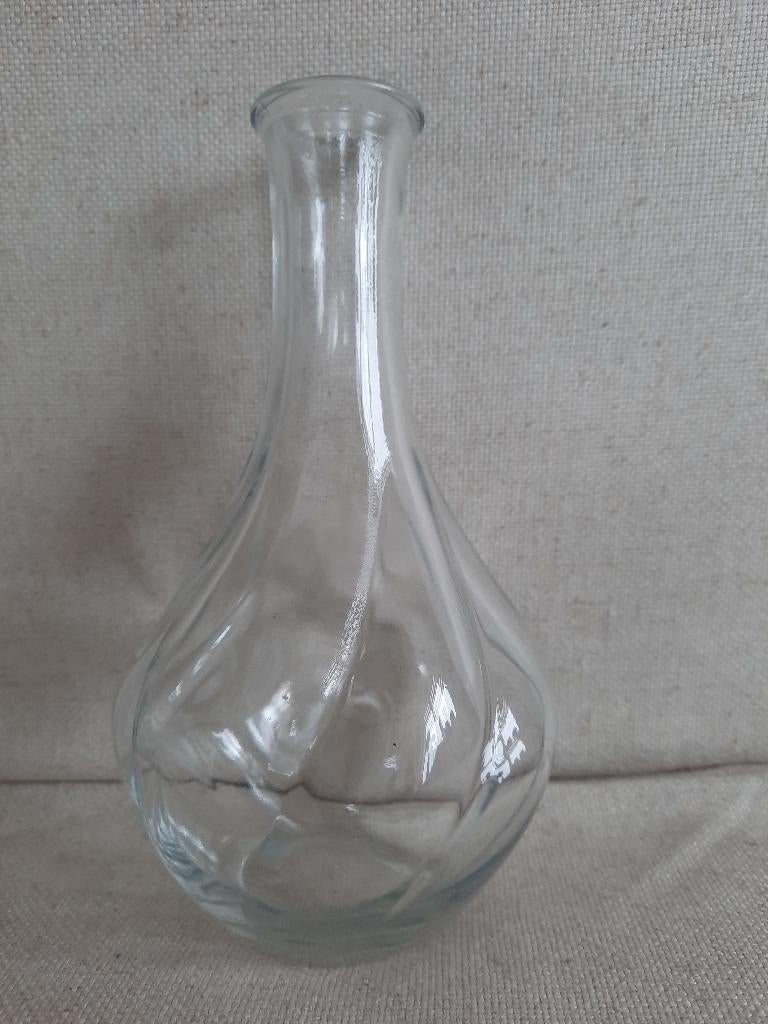 Vaas vaasje van glas, Overige kleuren, Ophalen of Verzenden, Minder dan 50 cm, Glas