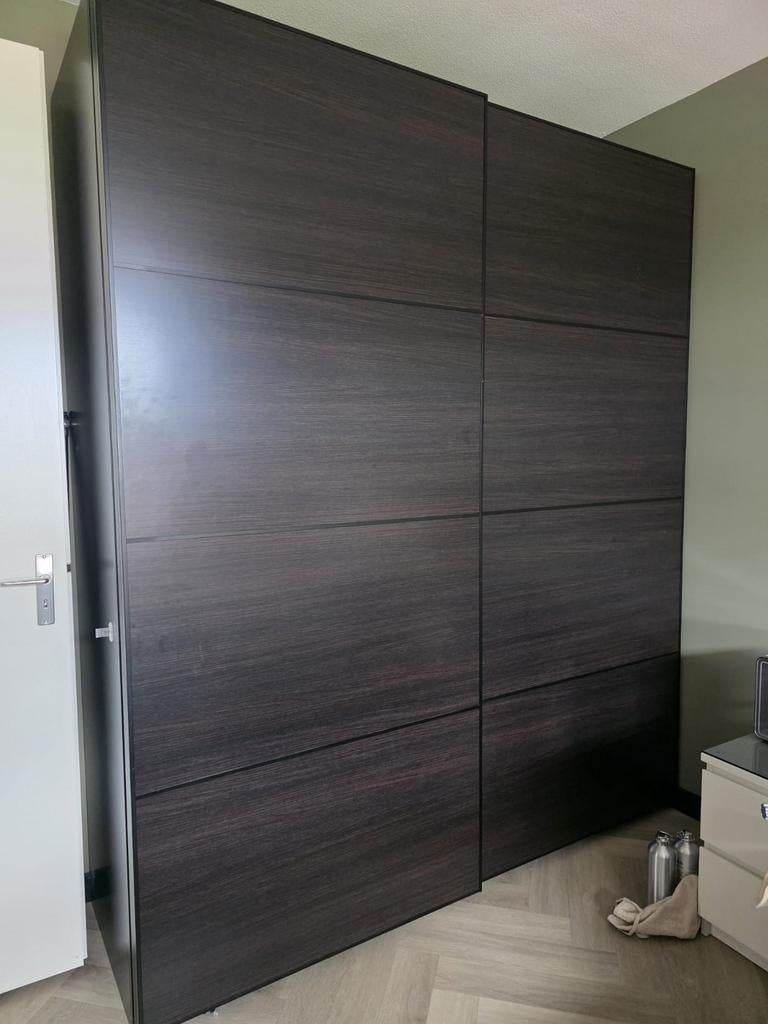 Ikea pax Kledingkast met schuifdeuren, Ophalen, Gebruikt, 200 cm of meer, 200 cm of meer