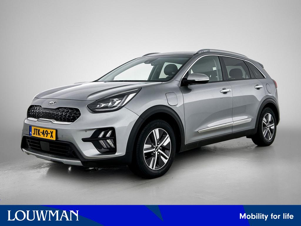 Kia Niro 1.6 GDi PHEV Dynamic Plus Line / Parkeersensoren +, 12 maanden, 77 km/l, Gebruikt, Leder en Stof