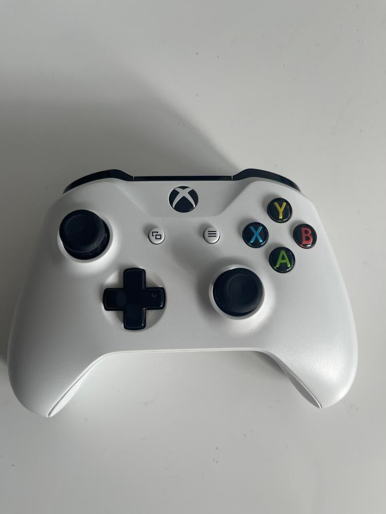 Xbox/PC Controller - Wit, Draadloos, Spelcomputers en Games, Spelcomputers | Xbox | Accessoires, Ophalen of Verzenden, Zo goed als nieuw
