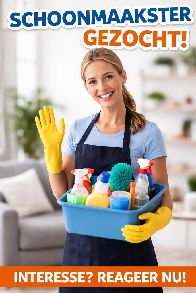 Schoonmakster 2xmaand, Schoonmaken