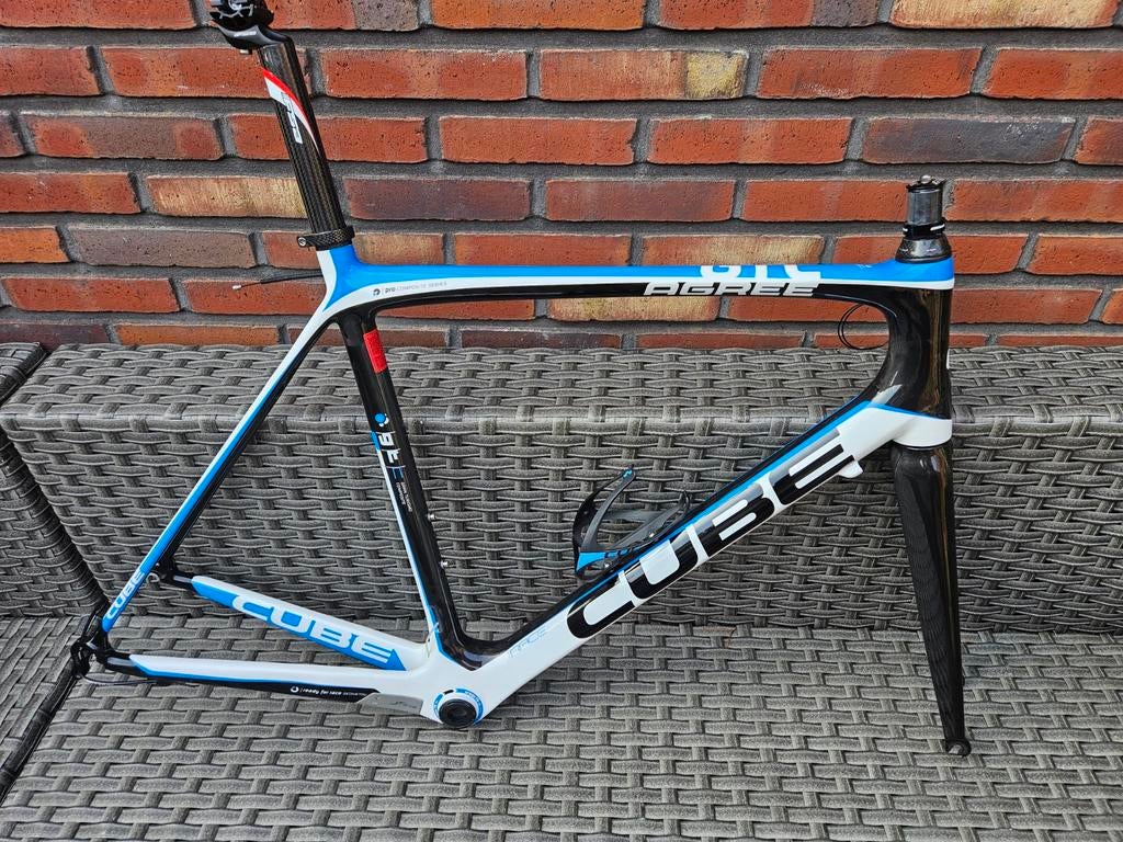 Cube Agree GTC frameset 60cm - ZGAN - Inclusief accesoires, Ophalen, Zo goed als nieuw, Overige merken