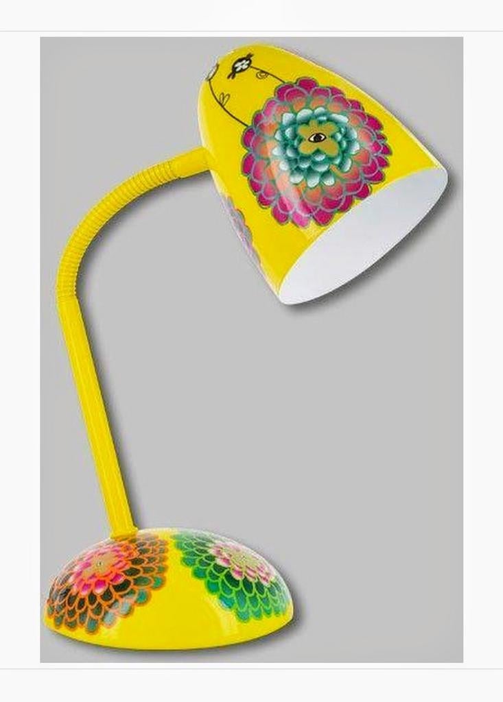 Pylones vintage gele lamp, Ophalen of Verzenden, Zo goed als nieuw, Minder dan 50 cm