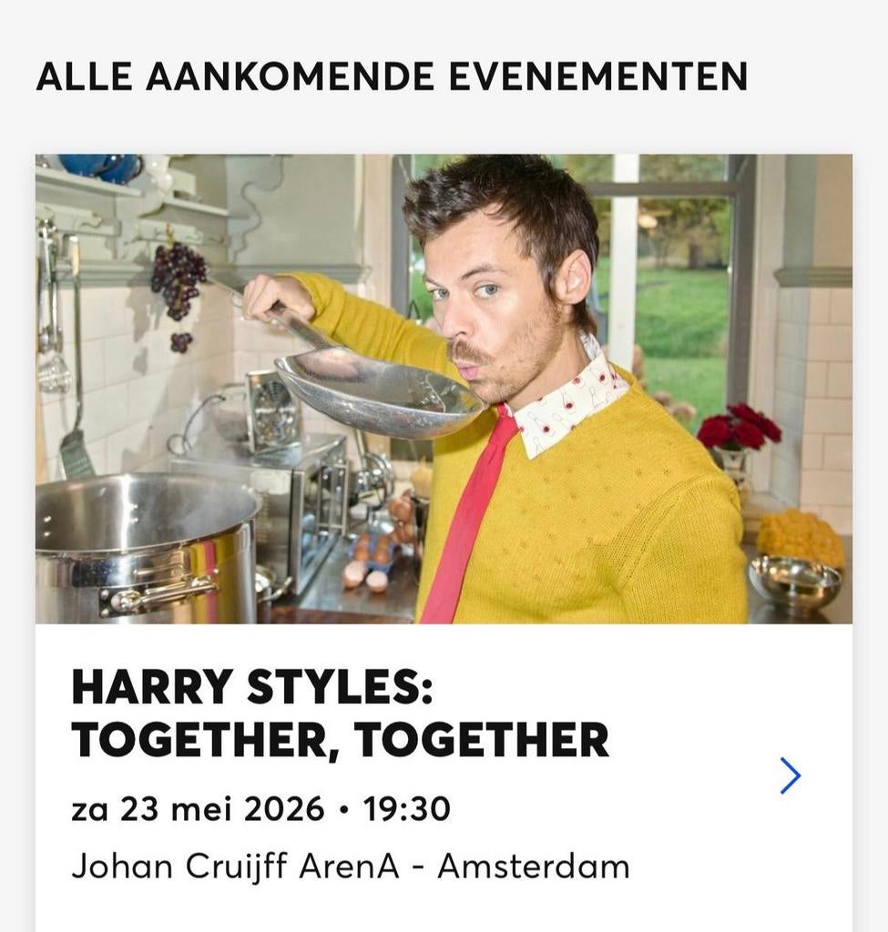 Perfecte zitplaatsen Harry Styles 23 mei 2 tickets, Tickets en Kaartjes, Concerten | Pop, Twee personen, Mei