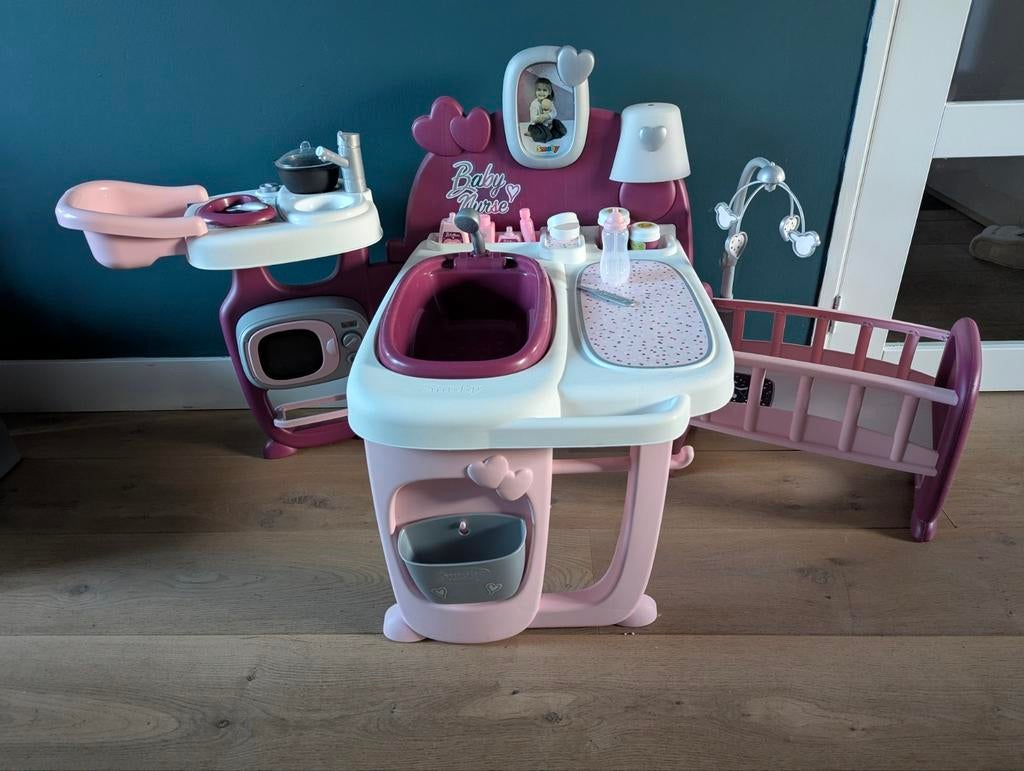 Smoby Baby nurse - Poppenmeubel - babyhuis voor pop tot 42cm, Ophalen, Zo goed als nieuw, Overige typen